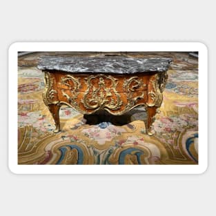 Chest of drawers in the bedroom of Louis XV at Versailles Sticker